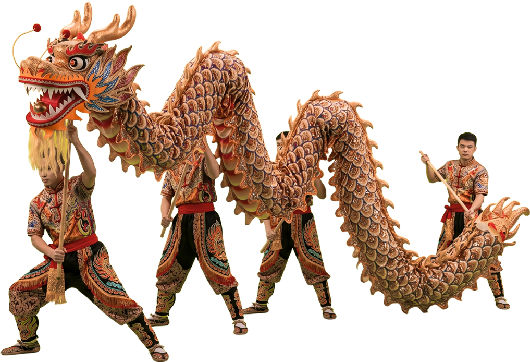 Danza del dragon en China